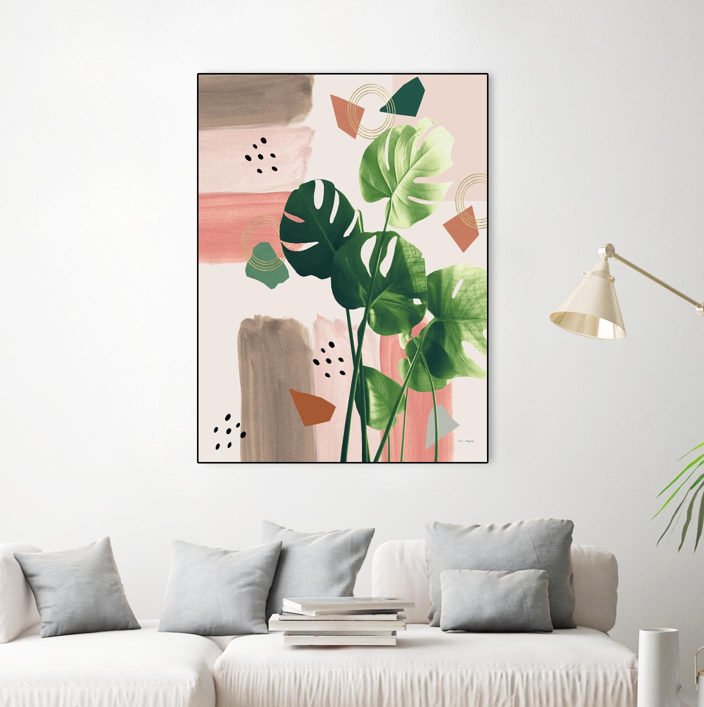 Monstera Summer Glam #1 #tropical #decor #art by Anita's & Bella's Art on GIANT ART