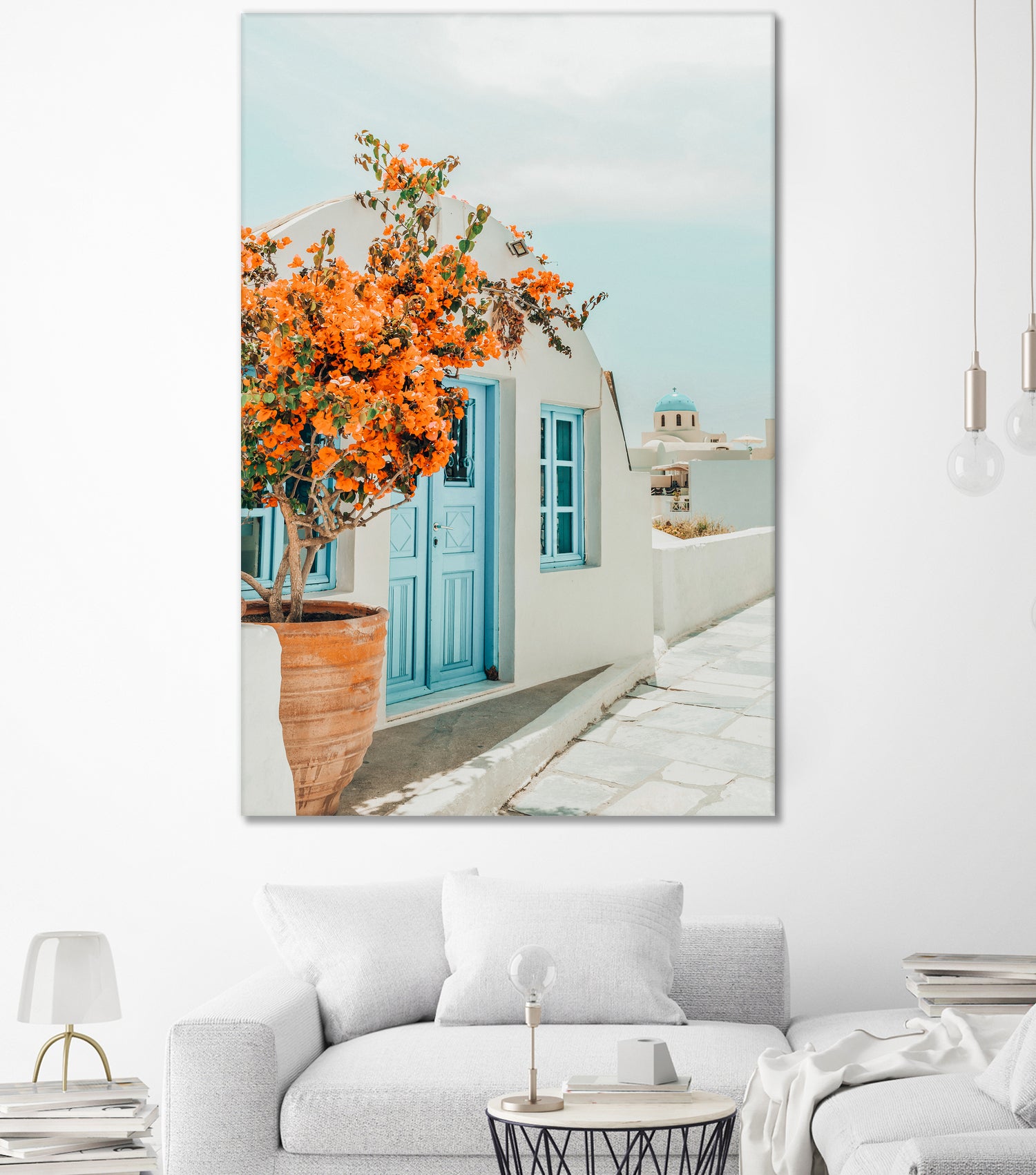 Greece Airbnb by 83 oranges on GIANT ART - orange digital greece