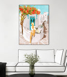 Greek Vacay by 83 Orange on GIANT ART - orange costal vacation