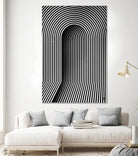 Hidden door by Divin Creador on GIANT ART - white black & white 