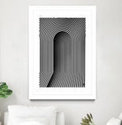 Hidden door by Divin Creador on GIANT ART - white black & white 