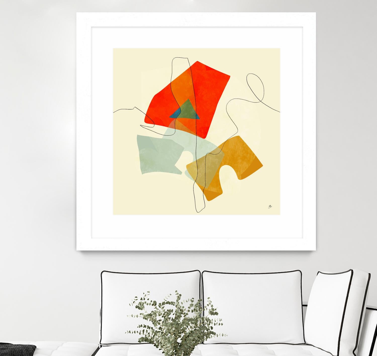 mid century geometric by Ana Rut Bre on GIANT ART