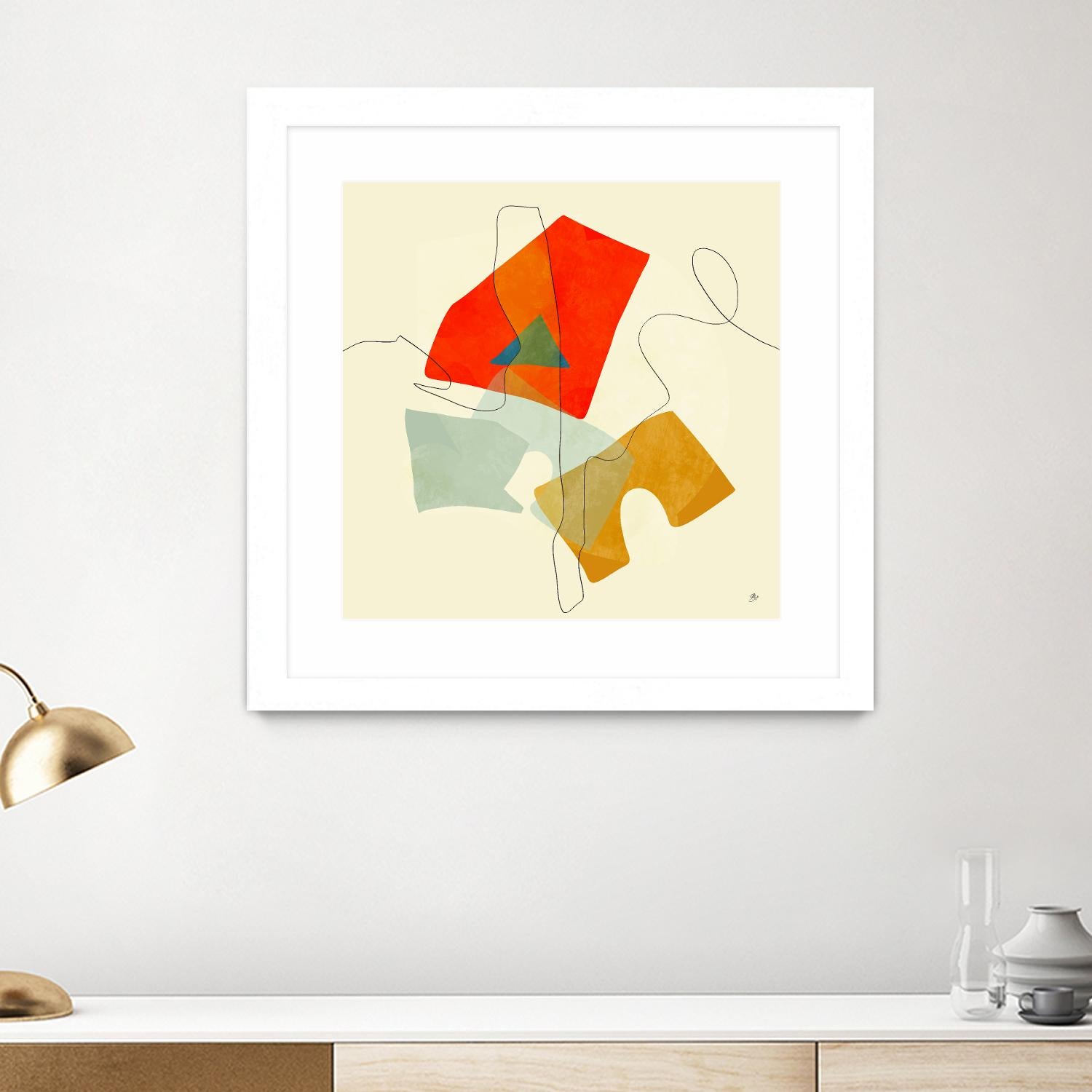 mid century geometric by Ana Rut Bre on GIANT ART