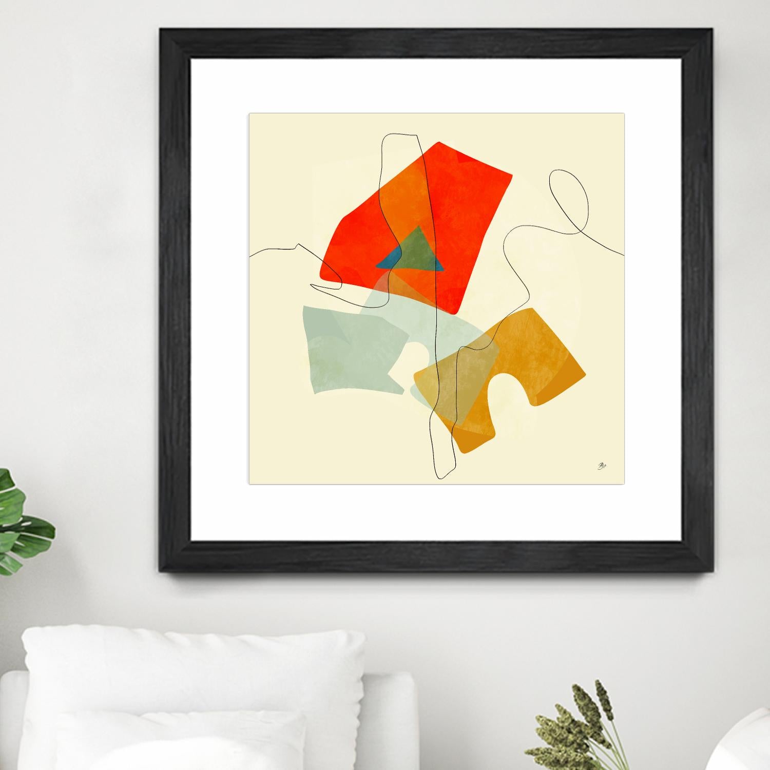 mid century geometric by Ana Rut Bre on GIANT ART