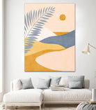 Mid Mod Tropical Summer Landscape by Dominique Vari on GIANT ART