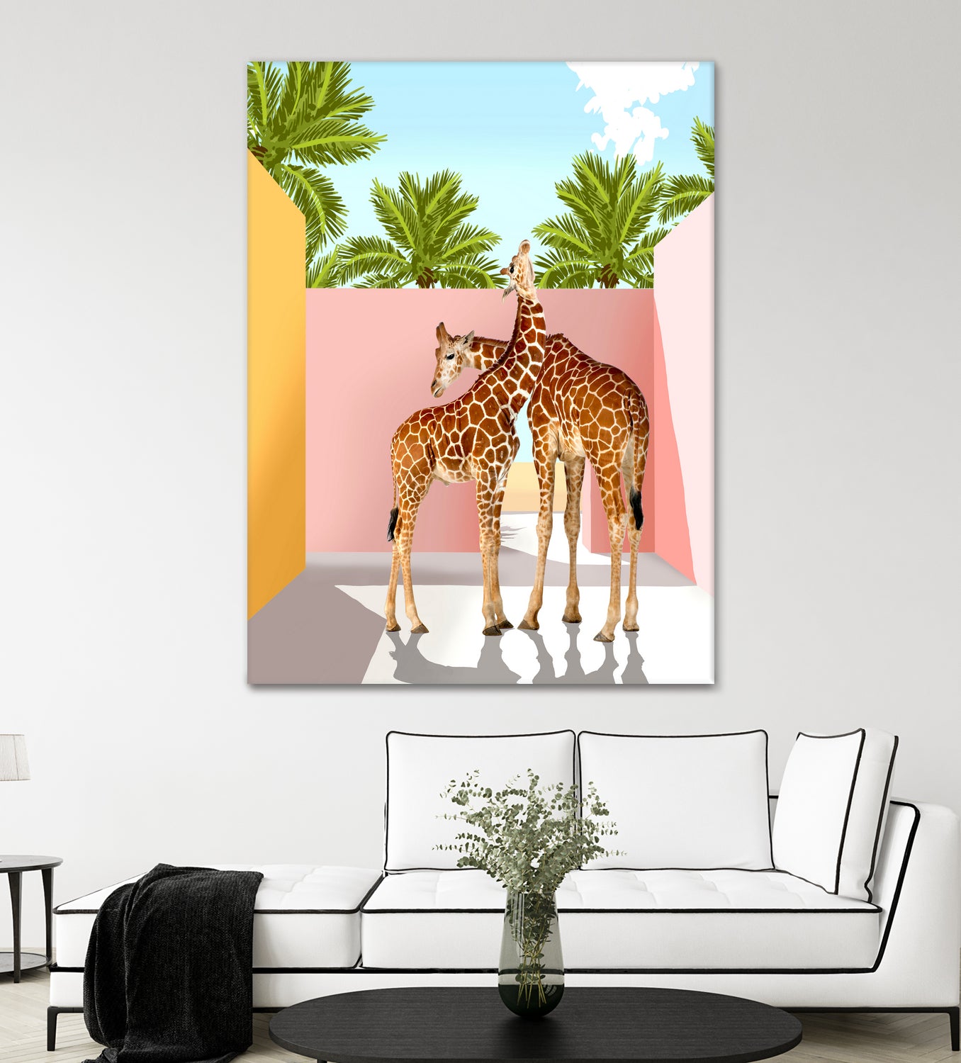 Giraffe Villa by 83 oranges on GIANT ART - multi digital giraffe