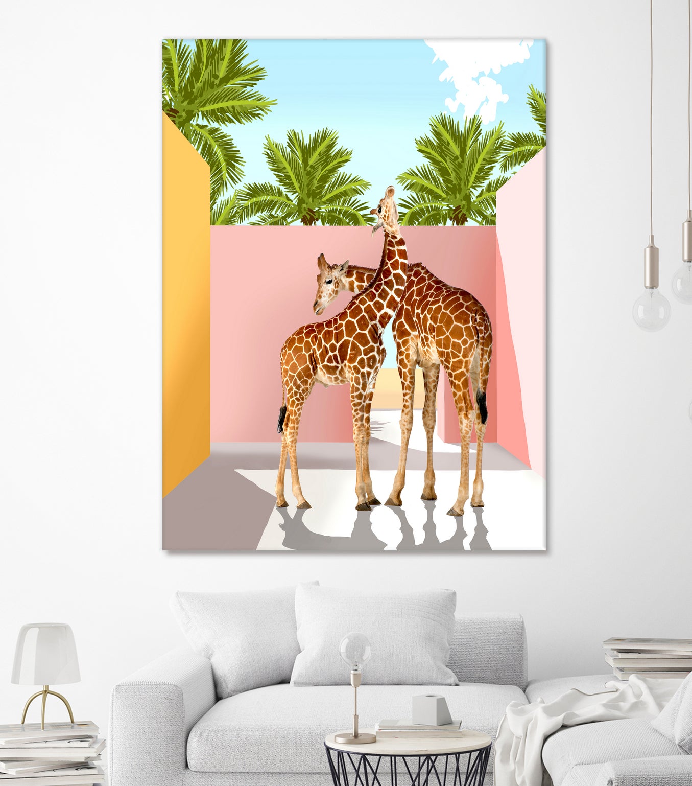 Giraffe Villa by 83 oranges on GIANT ART - multi digital giraffe