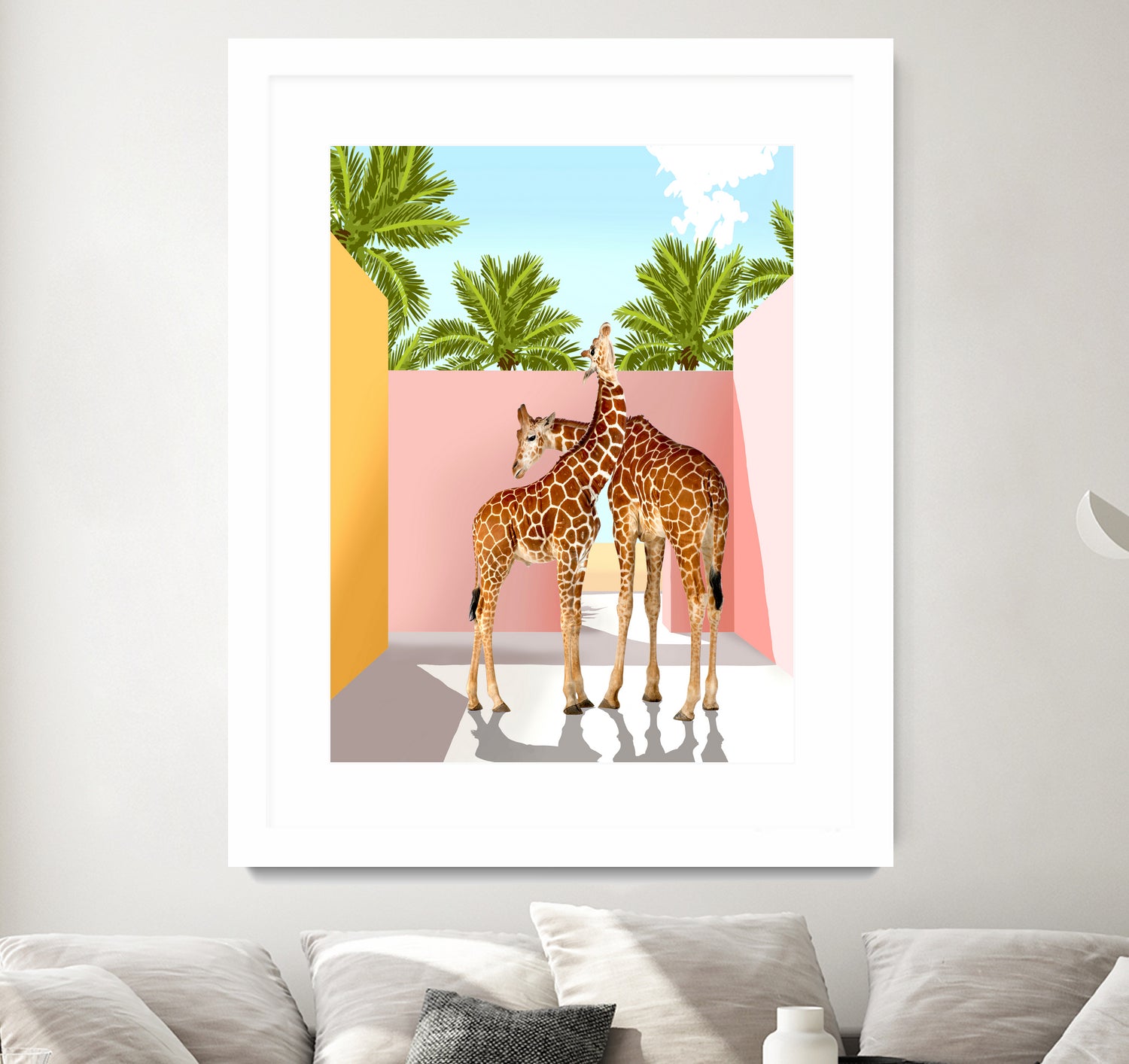 Giraffe Villa by 83 oranges on GIANT ART - multi digital giraffe