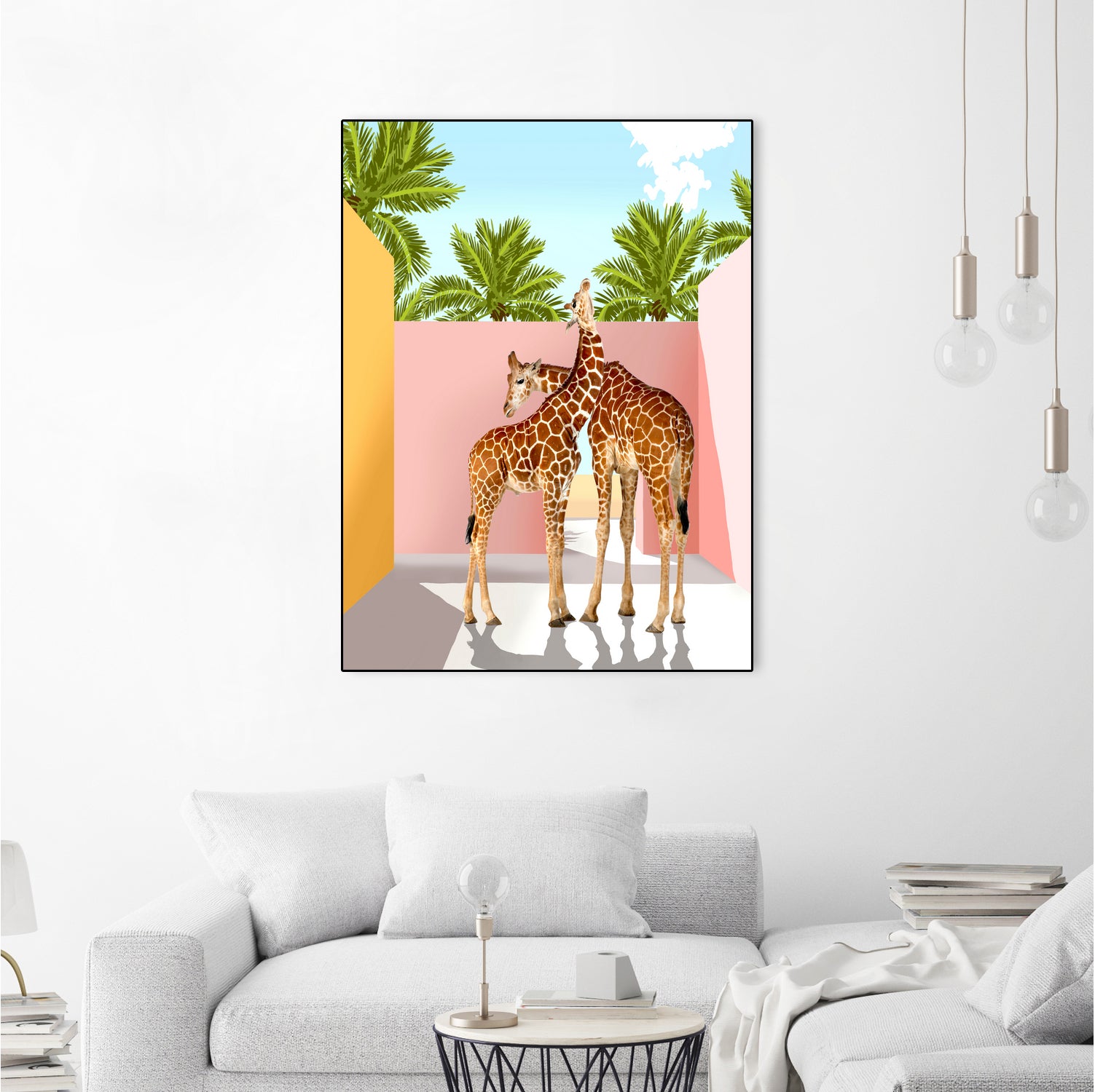 Giraffe Villa by 83 oranges on GIANT ART - multi digital giraffe