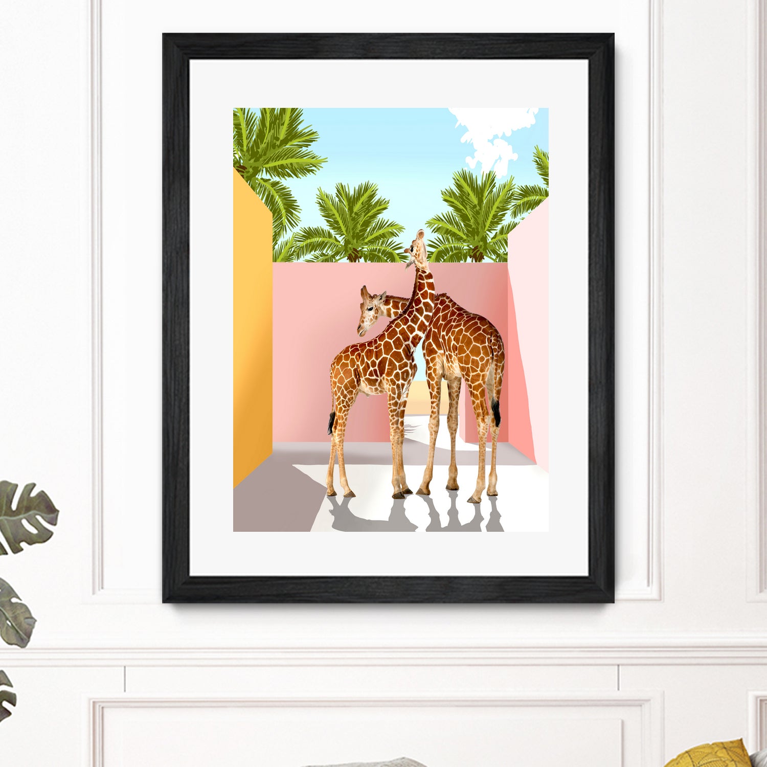 Giraffe Villa by 83 oranges on GIANT ART - multi digital giraffe