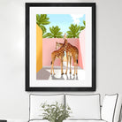 Giraffe Villa by 83 oranges on GIANT ART - multi digital giraffe