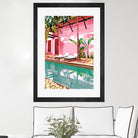 Vacay Villa by 83 oranges on GIANT ART - pink digital pool