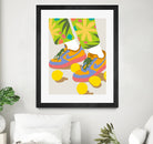 Easy Peasy Lemon Squeezy by 83 oranges on GIANT ART - orange digital rollerskates