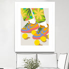 Easy Peasy Lemon Squeezy by 83 oranges on GIANT ART - orange digital rollerskates