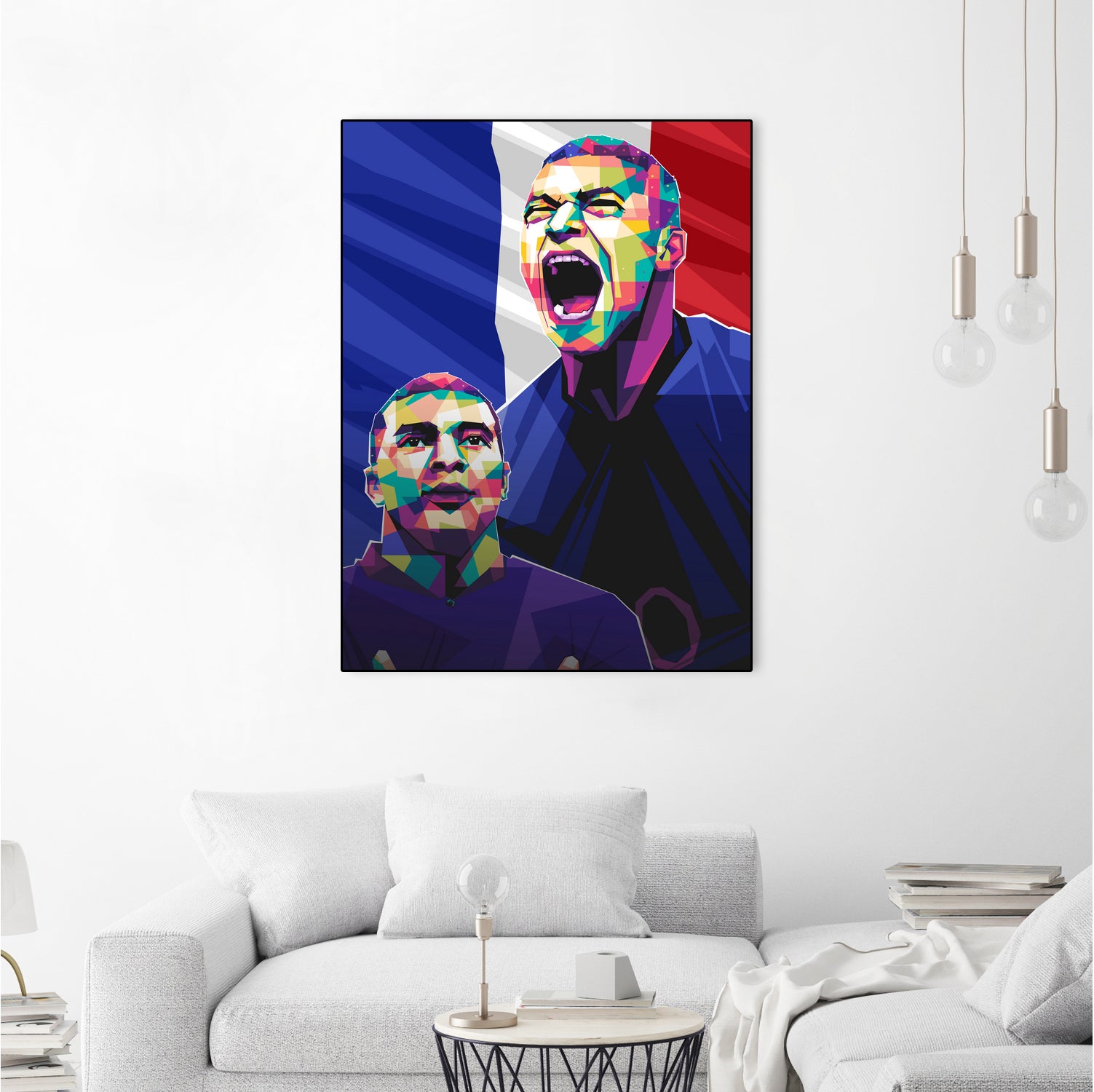 Kylian Mbappe pop art by Asran Vector on GIANT ART