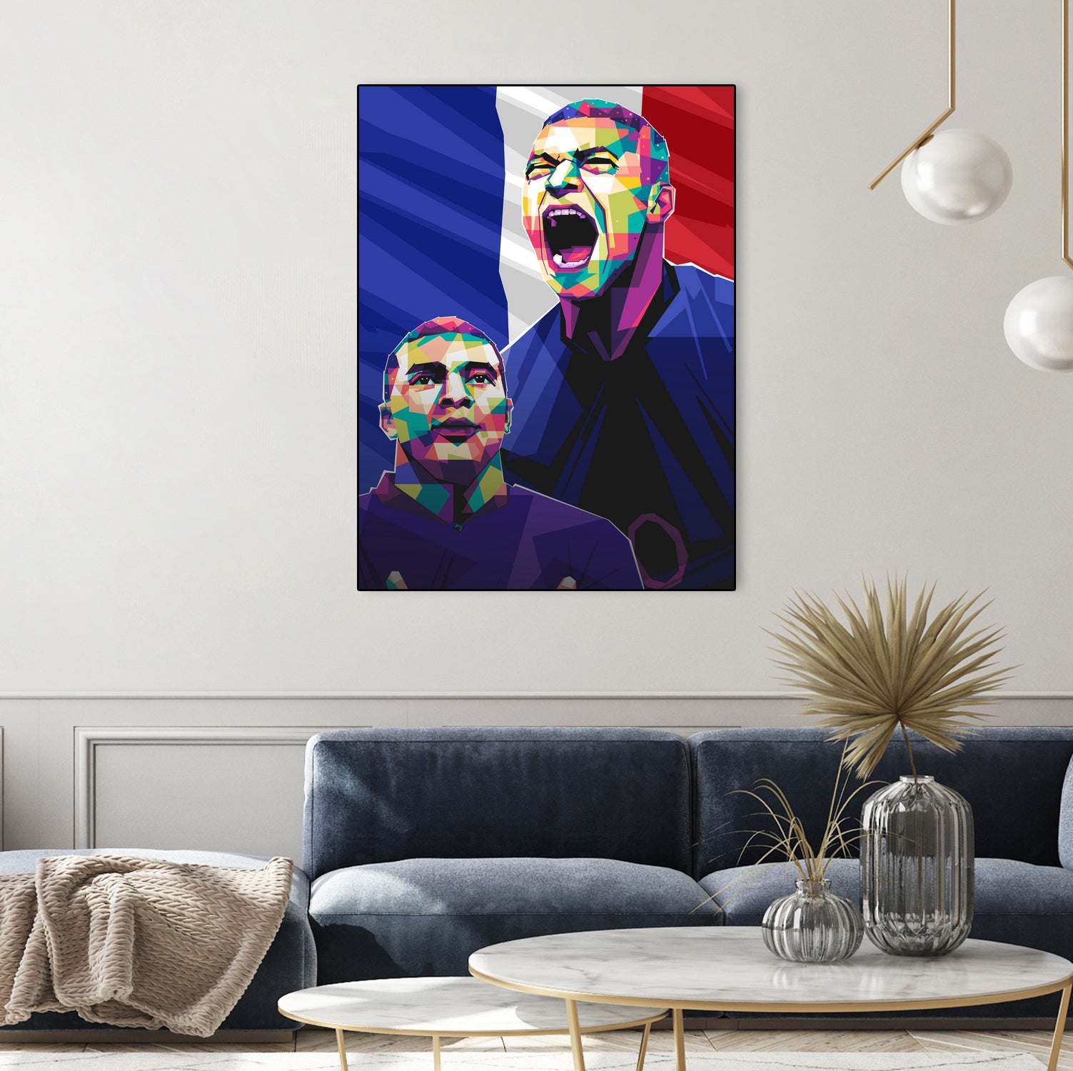 Kylian Mbappe pop art by Asran Vector on GIANT ART