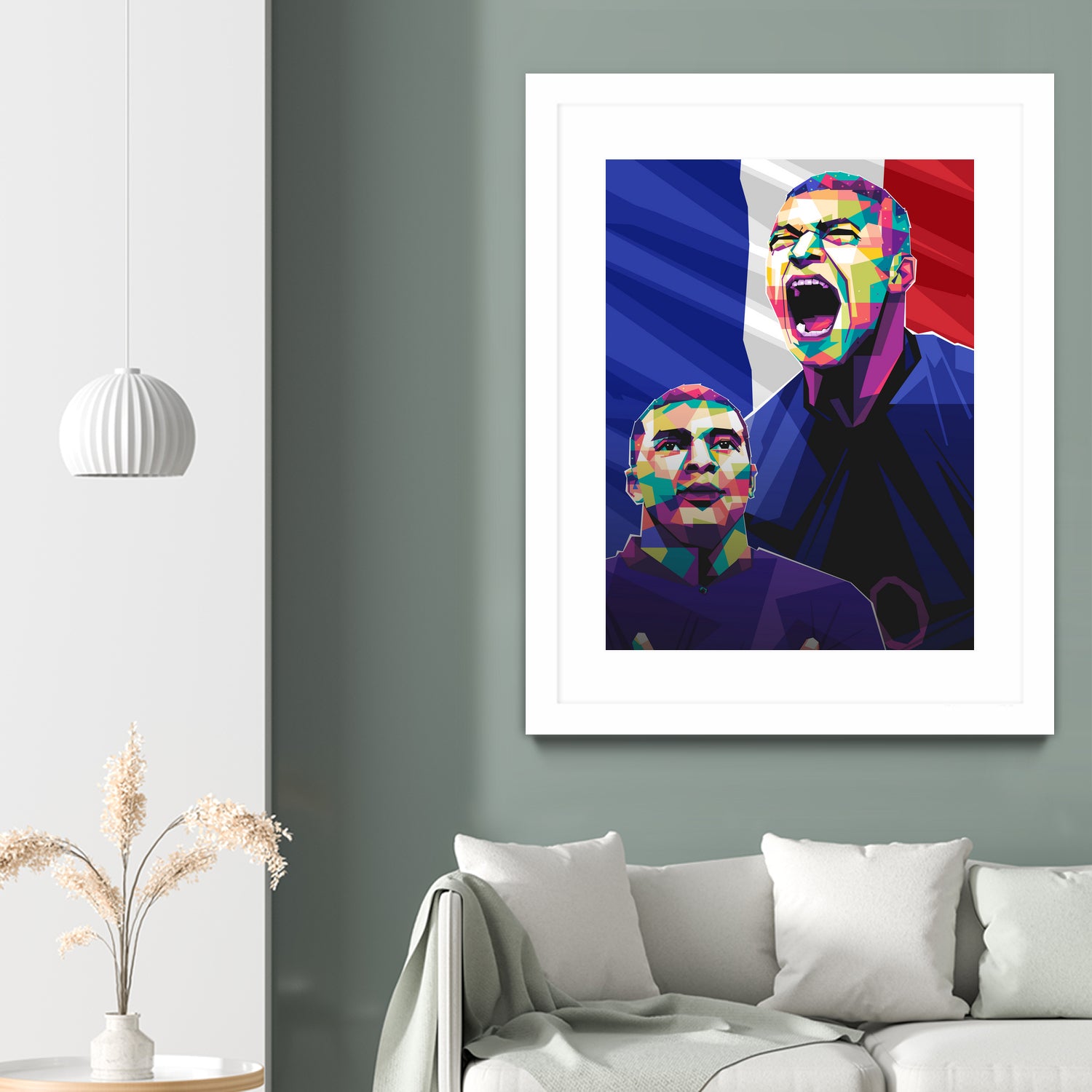 Kylian Mbappe pop art by Asran Vector on GIANT ART