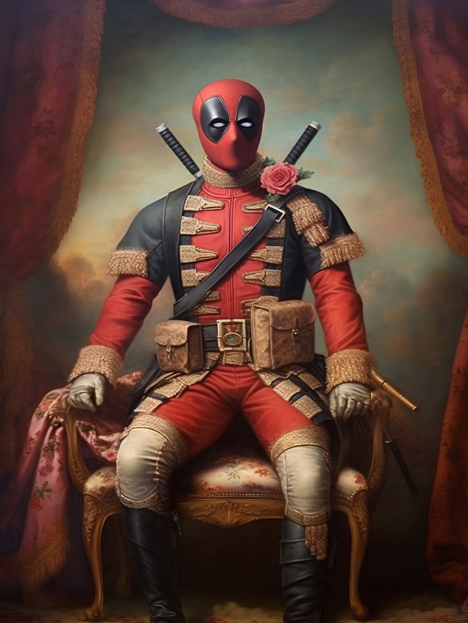 Deadpool Renaissiance by Edson Ramos on GIANT ART