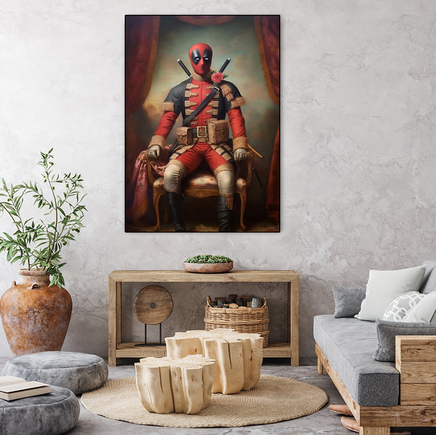 Deadpool Renaissiance by Edson Ramos on GIANT ART