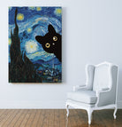 Starry Night Cat by Edson Ramos on GIANT ART