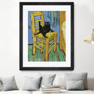 Cat on a Chair by Edson Ramos on GIANT ART