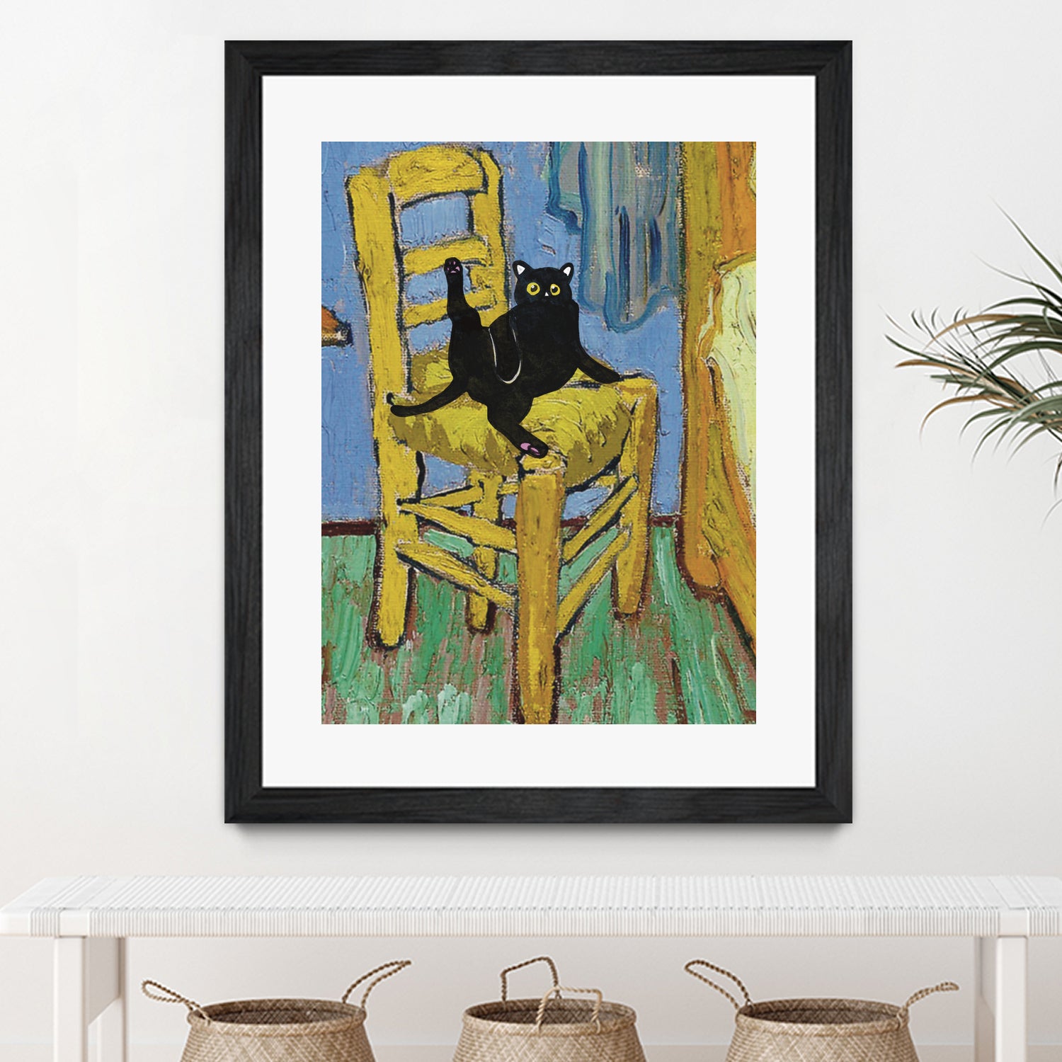 Cat on a Chair by Edson Ramos on GIANT ART