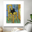 Cat on a Chair by Edson Ramos on GIANT ART