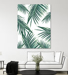 Green Palm Leaves Dream #2 #tropical #decor #art by Anita & Bella Jantz on GIANT ART - green photo illustration