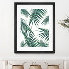 Green Palm Leaves Dream #2 #tropical #decor #art by Anita & Bella Jantz on GIANT ART - green photo illustration