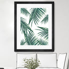 Green Palm Leaves Dream #2 #tropical #decor #art by Anita & Bella Jantz on GIANT ART - green photo illustration