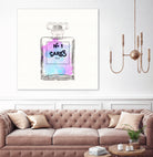 N.1 Cares Perfume-Watercolor by Oriana Cordero on GIANT ART - fuchsia digital drawing