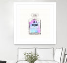 N.1 Cares Perfume-Watercolor by Oriana Cordero on GIANT ART - fuchsia digital drawing