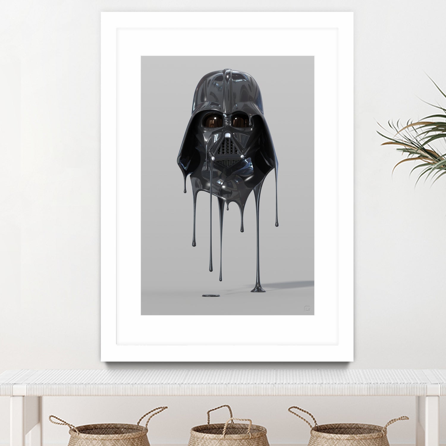 Darth Vader Melting by Urbano Rodriguez on GIANT ART - black 3d art