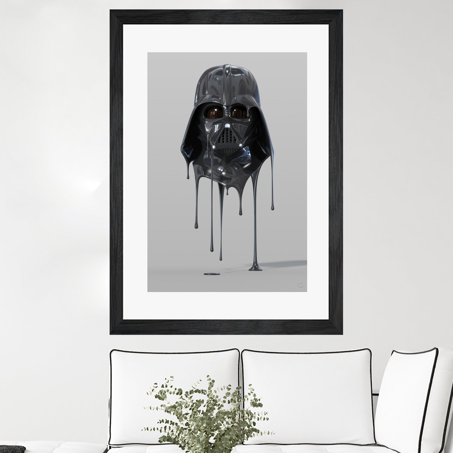 Darth Vader Melting by Urbano Rodriguez on GIANT ART - black 3d art