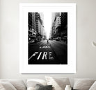 Lane fire by Dmitry Belov on GIANT ART - black photo manipulation