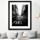 Lane fire by Dmitry Belov on GIANT ART - black photo manipulation