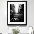 Lane fire by Dmitry Belov on GIANT ART - black photo manipulation