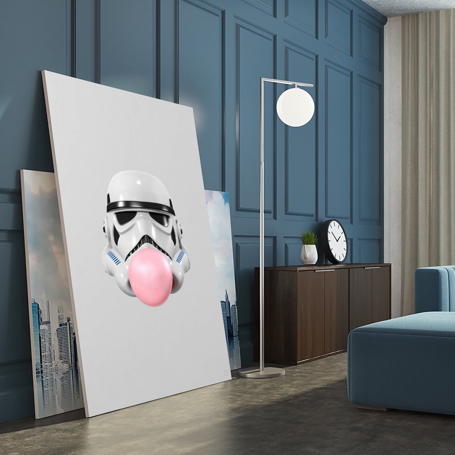 Stormtrooper Bubblegum by Urbano Rodriguez on GIANT ART - white 3d art