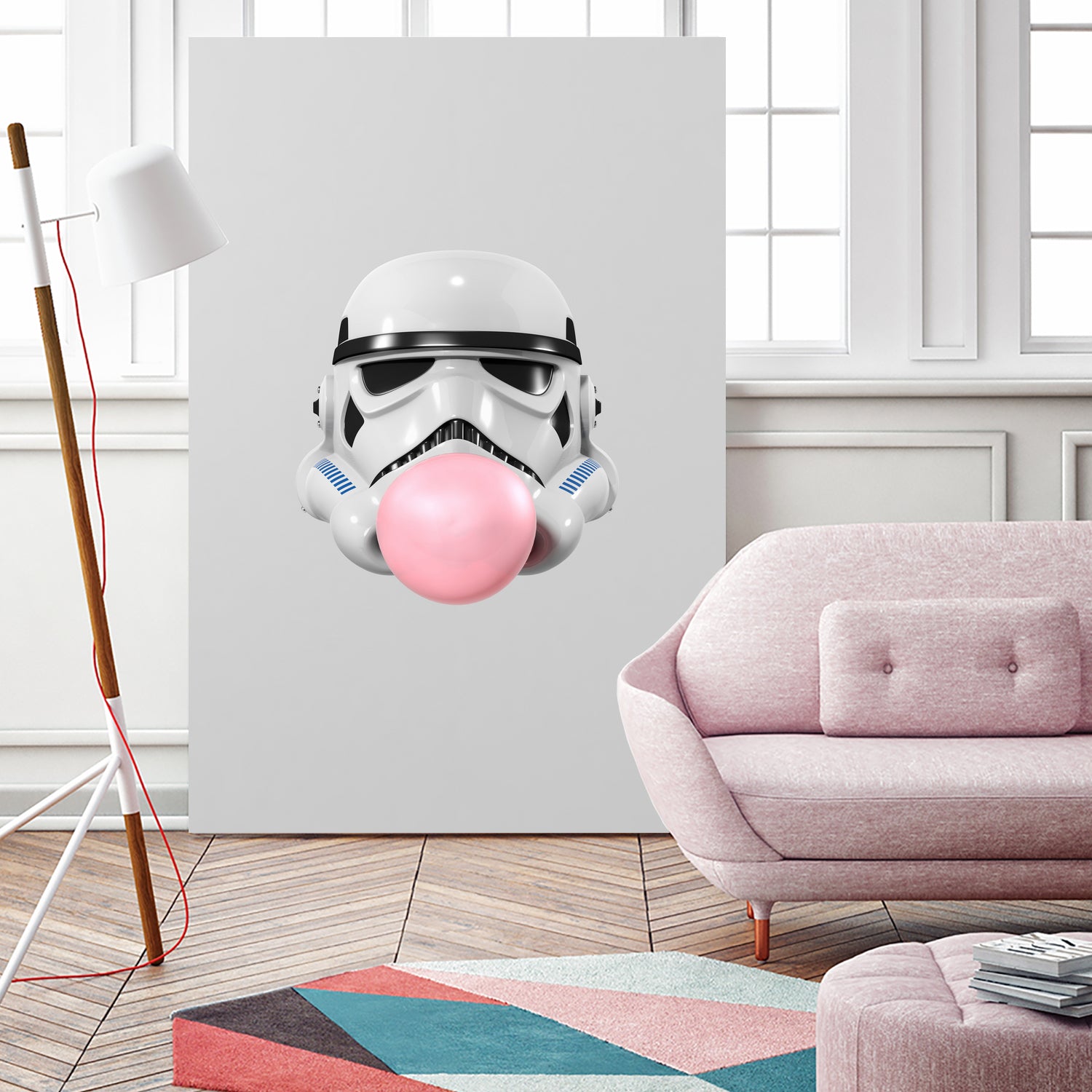 Stormtrooper Bubblegum by Urbano Rodriguez on GIANT ART - white 3d art