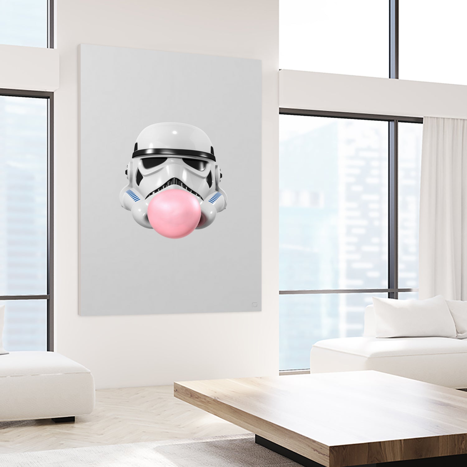 Stormtrooper Bubblegum by Urbano Rodriguez on GIANT ART - white 3d art