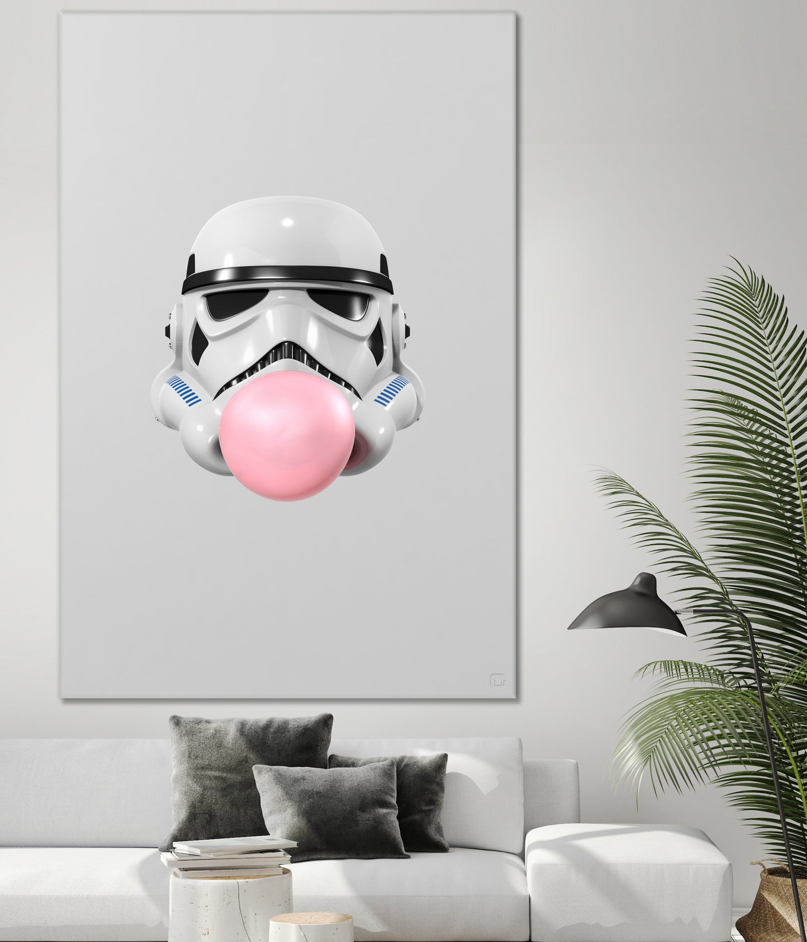 Stormtrooper Bubblegum by Urbano Rodriguez on GIANT ART - white 3d art