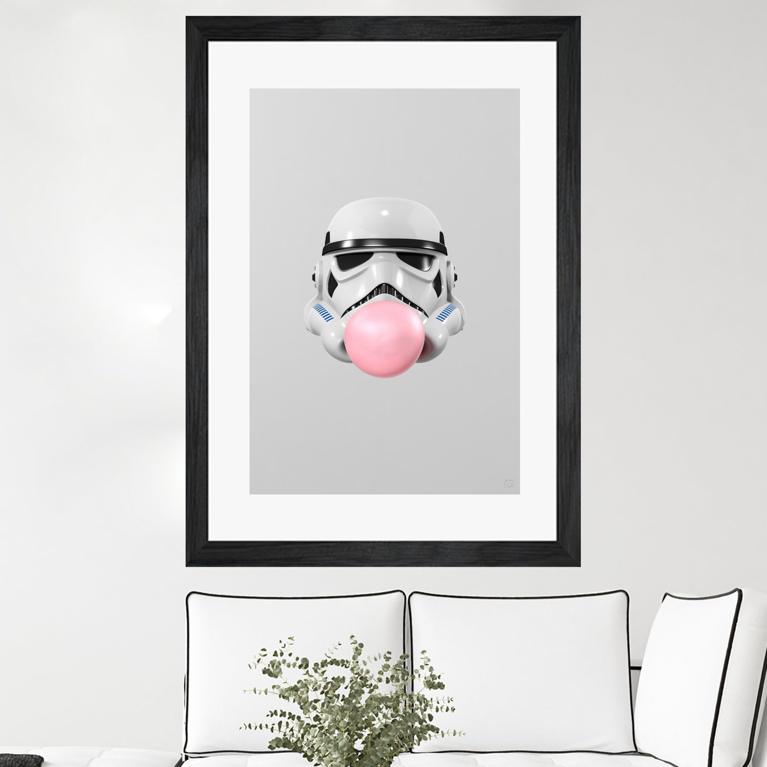 Stormtrooper Bubblegum by Urbano Rodriguez on GIANT ART - white 3d art