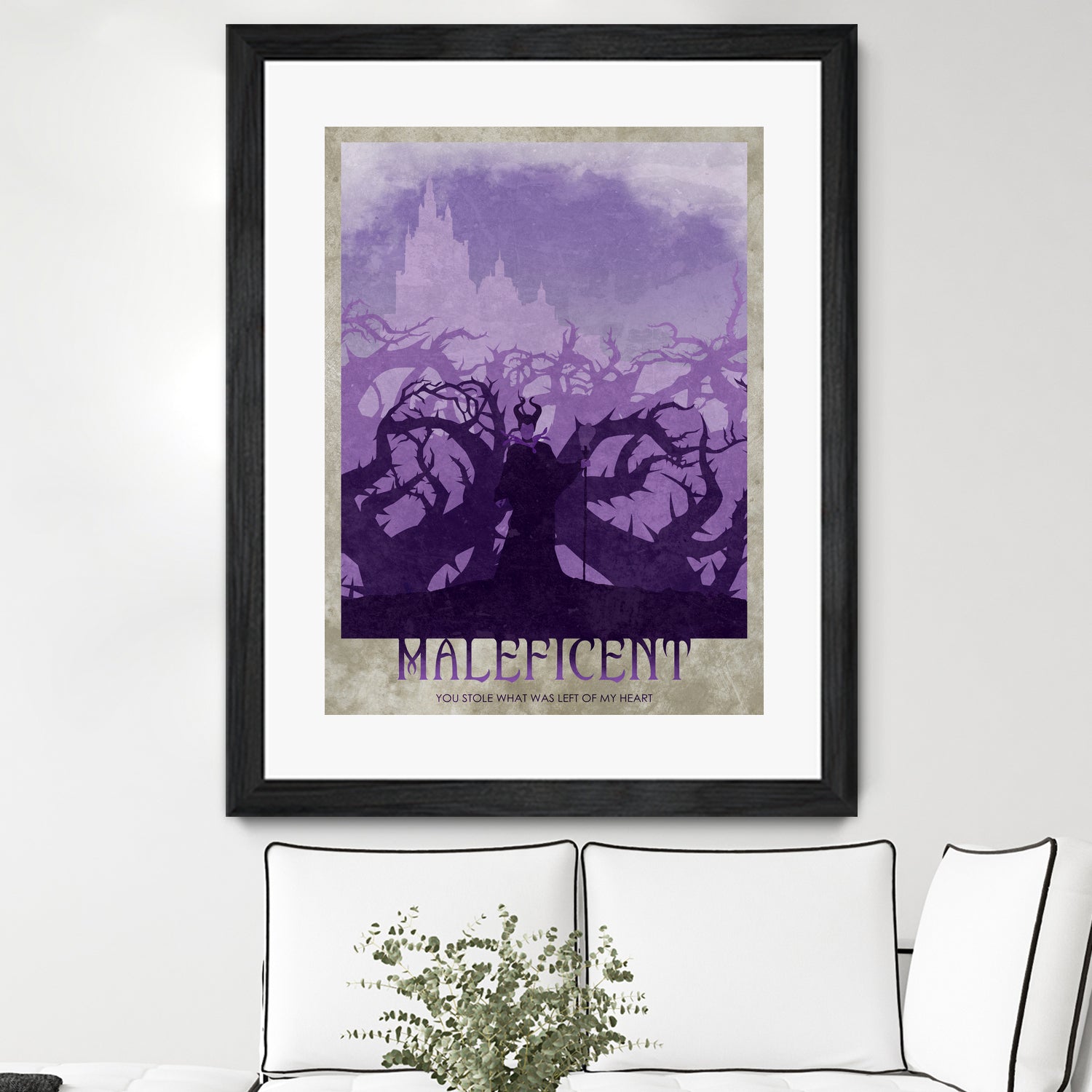 Maleficent by Ryan Ripley on GIANT ART - fuchsia digital drawing