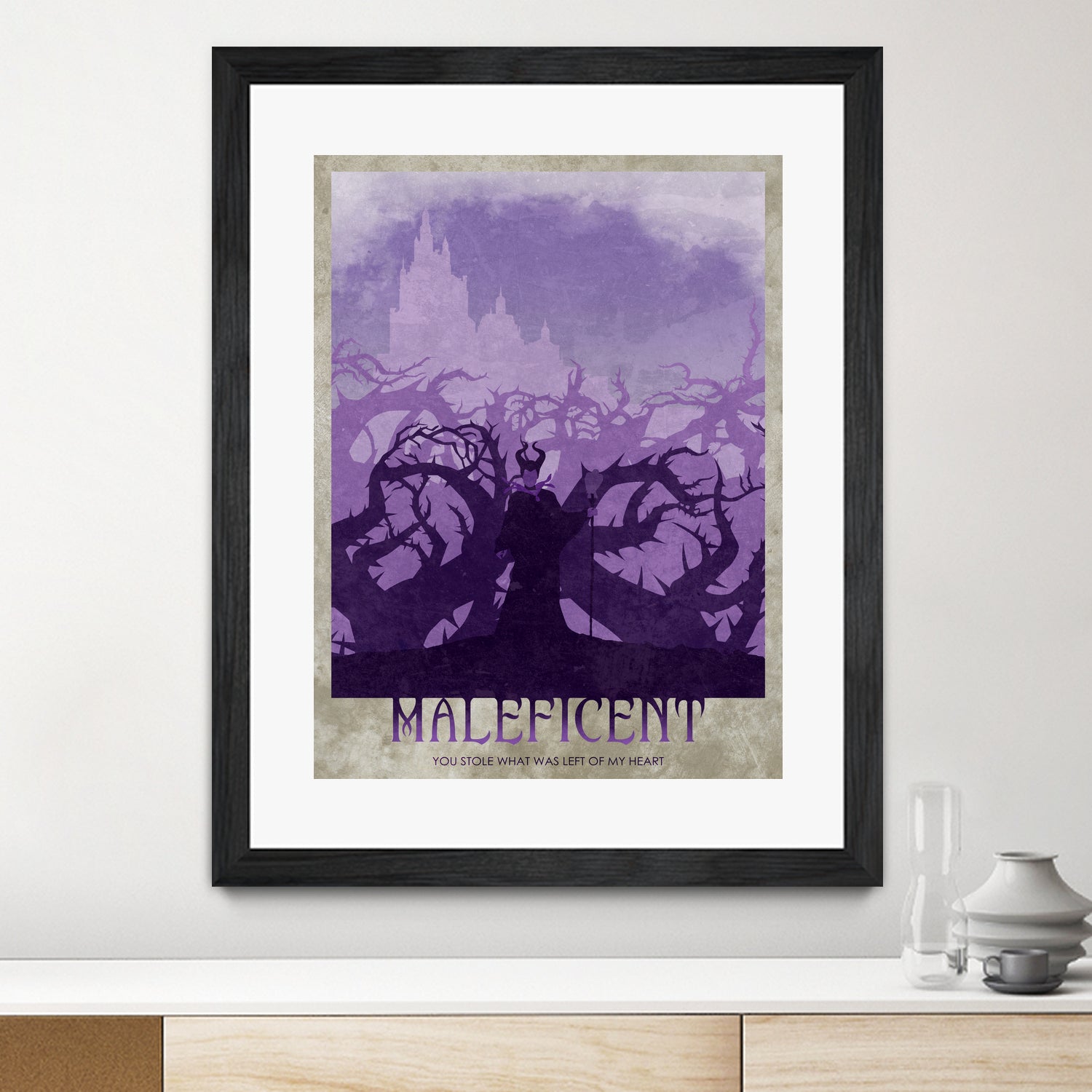 Maleficent by Ryan Ripley on GIANT ART - fuchsia digital drawing