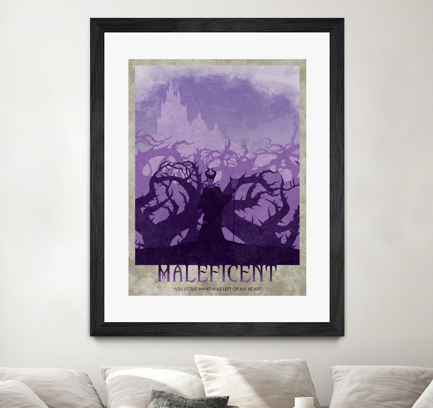 Maleficent by Ryan Ripley on GIANT ART - fuchsia digital drawing