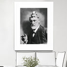 Sigmund Freud by Luca Mendieta on GIANT ART - white photo manipulation