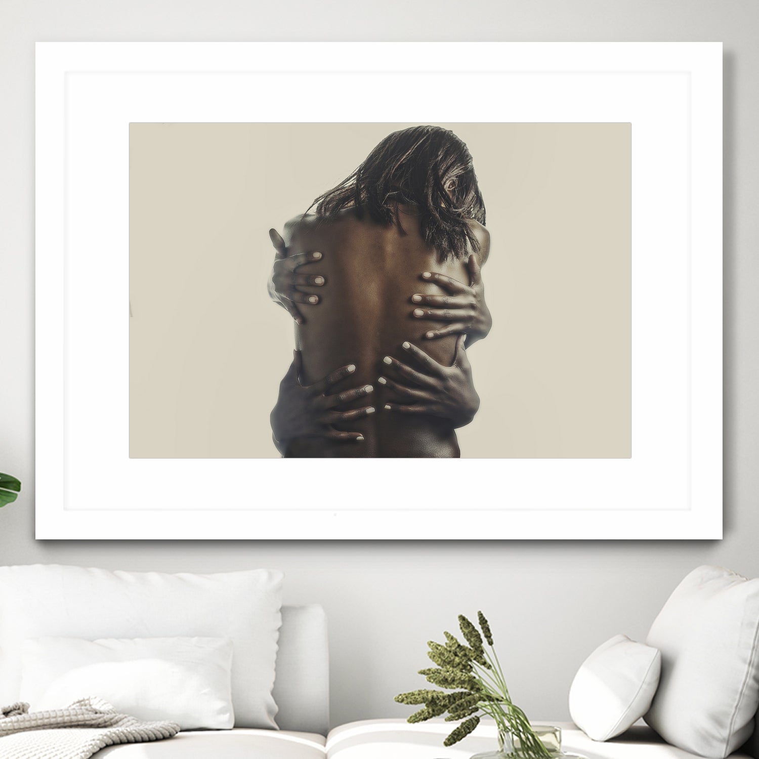 WARM EMBRACE by Izzy MB on GIANT ART - white photo manipulation