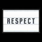 RESPECT – Light Box by Art Frankenberg on GIANT ART - white typography