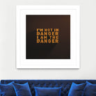 I'm not in danger. I am the danger. by Fábio Vita on GIANT ART - black 3d art