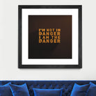 I'm not in danger. I am the danger. by Fábio Vita on GIANT ART - black 3d art